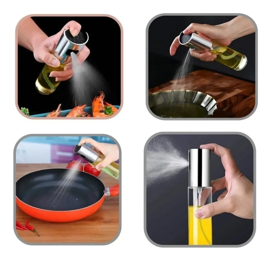 Paquete x2 Pulverizadores de Aceite y Vinagre en Spray Para Cocina